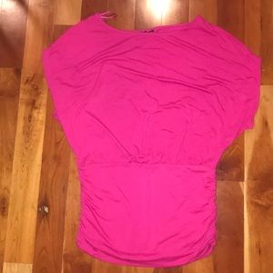 Express Top Waist is Ruched from sides.